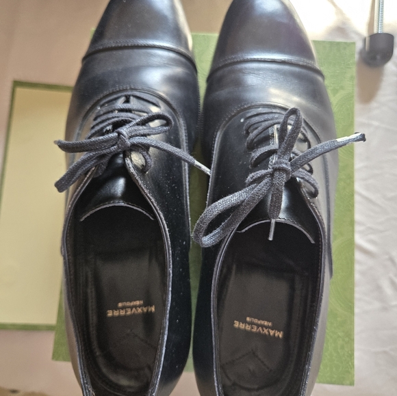 Max verre leather lace up shoes black size 8 - Picture 5 of 6